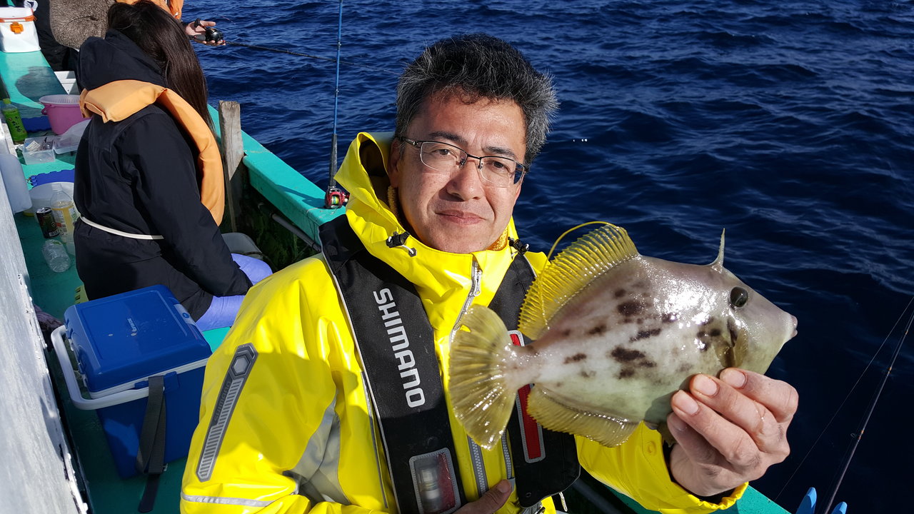 カワハギの釣果 年1月19日 深田家 神奈川県 佐島港 釣割