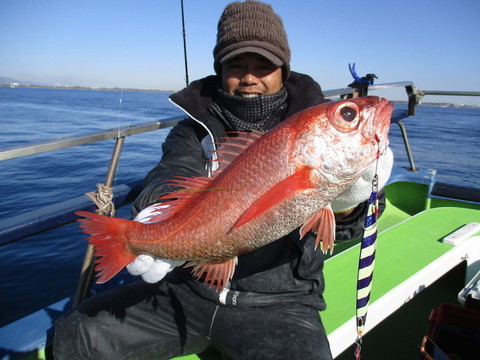 アカムツ1 40kg の釣果 18年1月27日 浅八丸 神奈川 平塚港 釣り船予約 釣割