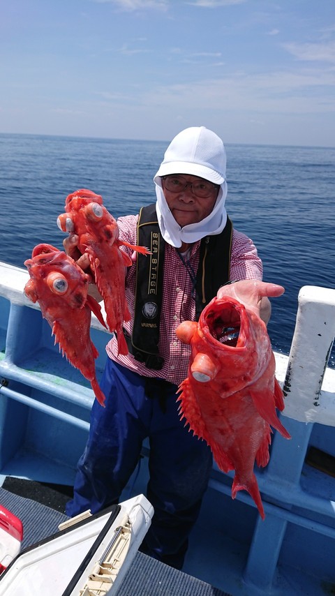 メヌケ3 50kg 3匹 の釣果 18年7月23日 第三幸栄丸 茨城 釣割