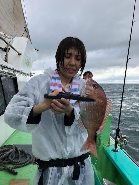 マダイ2 80kg 10匹 の釣果 18年9月24日 植田丸 茨城 鹿嶋旧港 船釣り予約 キャスティング船釣り予約