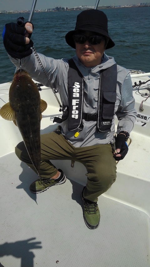 シーバス30cm 1匹 の釣果 19年5月30日 Sea Frog 東京 あみ平マリーナ 釣り船予約 釣割