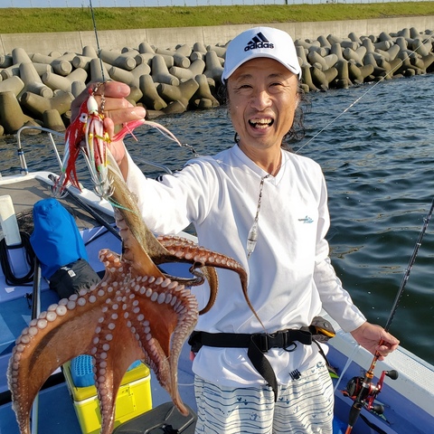 タコ1 60kg 23匹 の釣果 19年8月4日 洋平丸 千葉 真間川沿い 釣り船予約 釣割