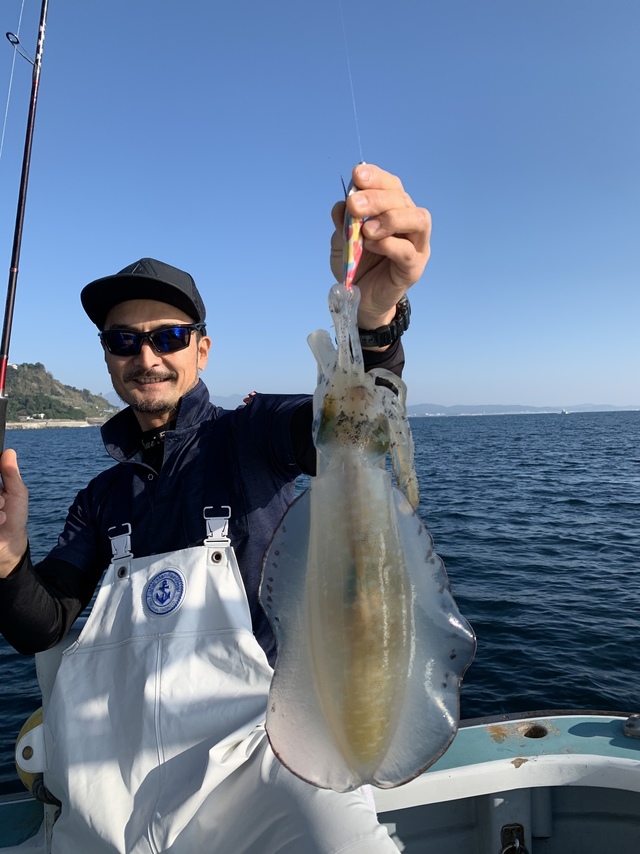 アオリイカ1 10kg 8匹 の釣果 19年11月1日 藤八丸 神奈川 小田原新港 釣り船予約 釣割