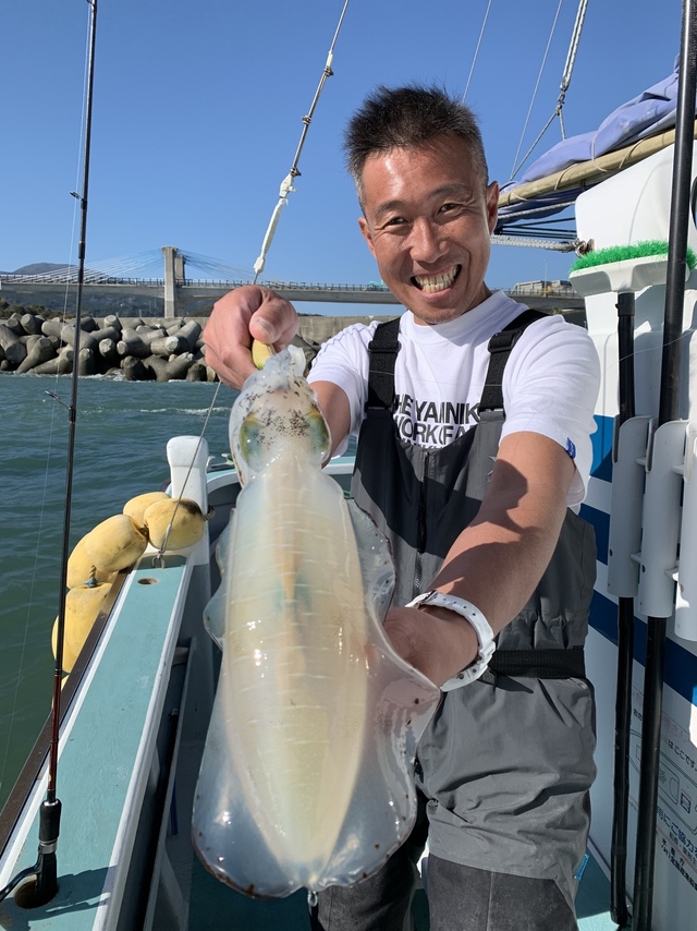 アオリイカ0 90kg 2匹 の釣果 19年11月19日 藤八丸 神奈川 小田原新港 釣り船予約 釣割