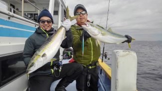 ワラサ5 80kg 1匹 の釣果 年1月12日 宮川丸 千葉 木更津港 釣り船予約 釣割