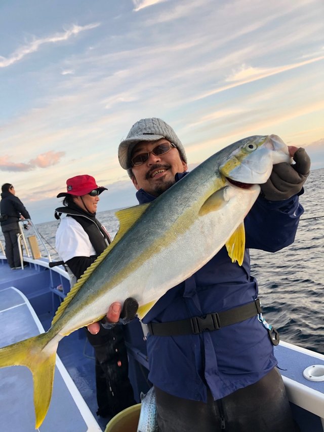 ヒラマサ115cm 4匹 の釣果 年2月2日 新勝丸 千葉 川津港 釣り船予約 釣割