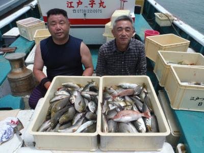 イサギ 40匹 の釣果 年6月4日 江戸っ子丸 和歌山 美浜港 釣割