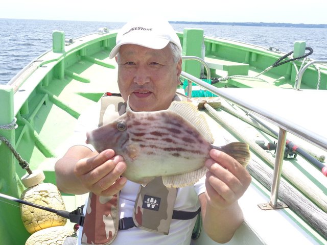 カワハギ32cm 6匹 の釣果 年6月日 やまてん丸 神奈川 久比里港 釣り船予約 釣割