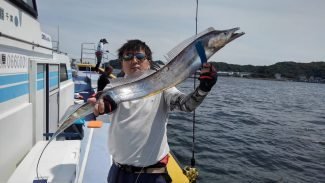 タチウオ120cm 20匹 の釣果 2020年6月20日 宮川丸 千葉 木更津港 釣り船予約 釣割