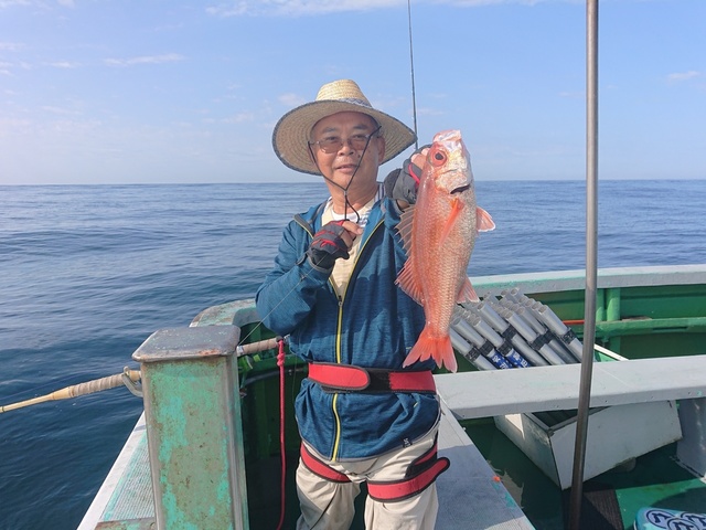 アカムツ38cm 1匹 の釣果 年6月29日 渡辺丸 千葉 太夫崎港 釣り船予約 釣割