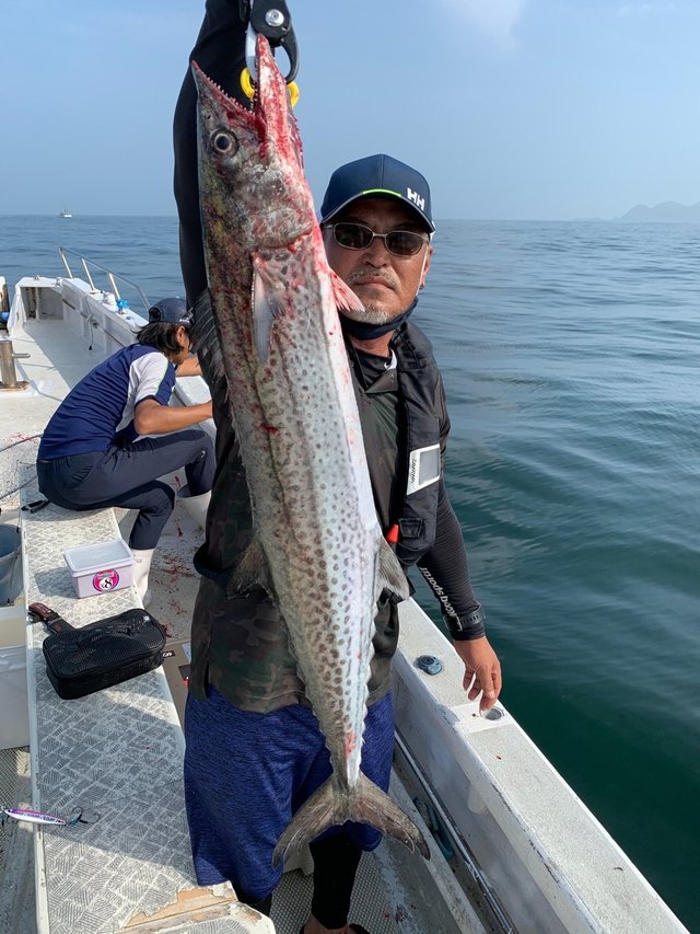 サワラ 2匹 の釣果 年8月5日 ランスルー 愛知 師崎港 釣割