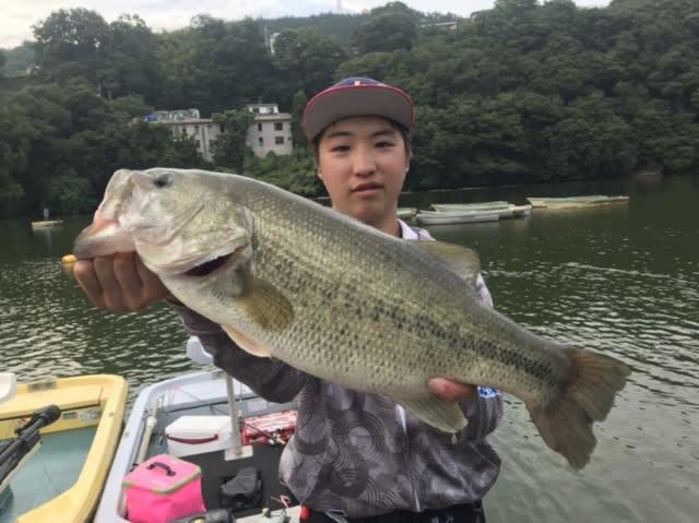 バス53cm 1匹 の釣果 年8月10日 日相園 神奈川 相模湖 釣割