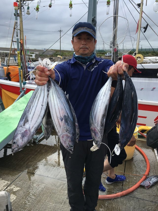 カツオ2 00kg 8匹 の釣果 年9月2日 日立丸 茨城 日立港第五埠頭 釣り船予約 釣割