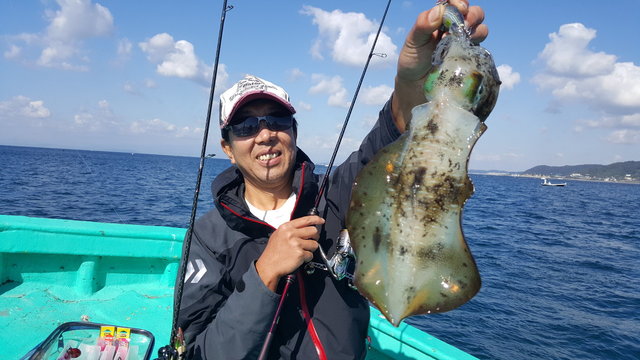 アオリイカ0 80kg 6匹 の釣果 年10月21日 深田家 神奈川 佐島港 釣割