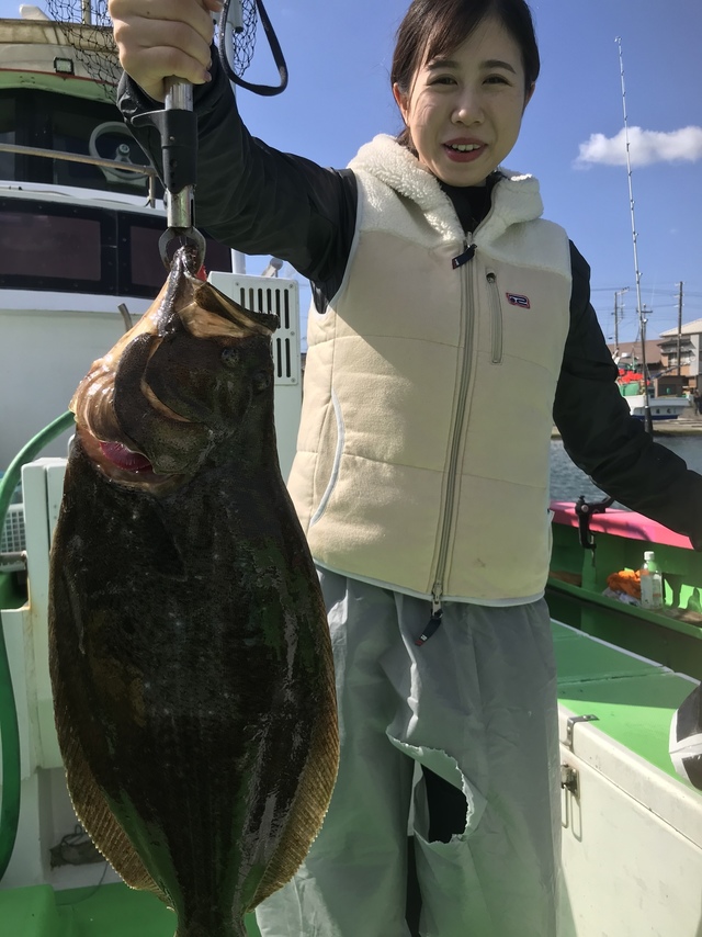 ヒラメ2 50kg 5匹 の釣果 年10月31日 よしえ丸 千葉 大原港 船釣り予約 キャスティング船釣り予約