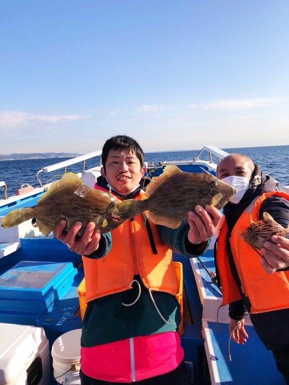 カワハギ の釣果 年12月4日 船宿 秋田屋 神奈川 釣割