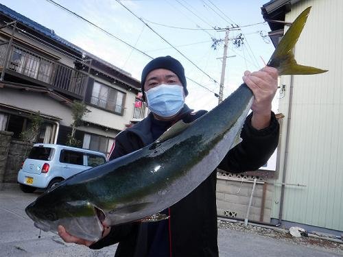 ブリ90cm の釣果 年12月12日 荒ますつり船 愛知 田尻港 釣割