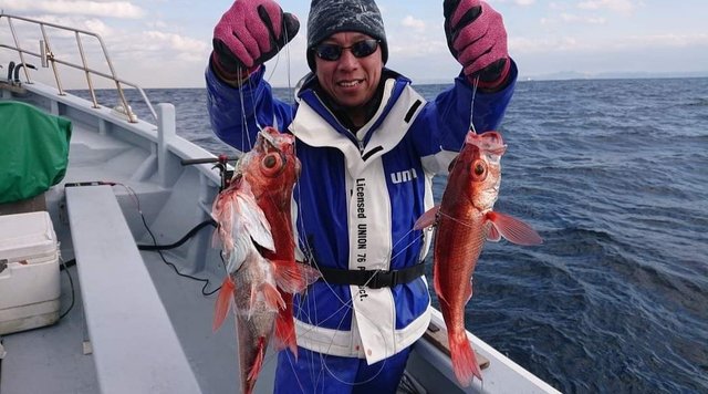 アカムツ45cm 8匹 の釣果 年12月22日 かねい丸 神奈川 釣割