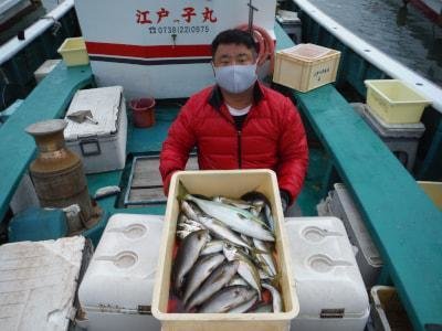 マアジ の釣果 21年2月4日 江戸っ子丸 和歌山 美浜港 釣割