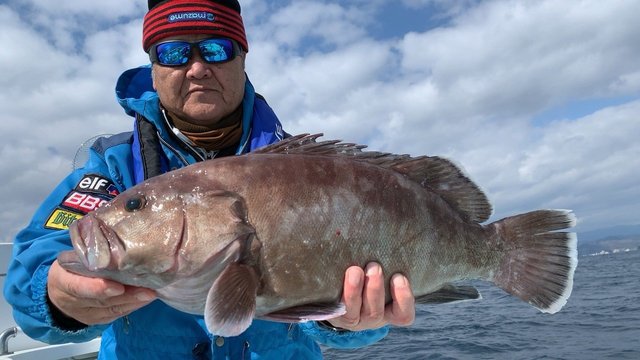 アカハタ38cm 7匹 の釣果 21年2月24日 久寿丸 静岡 釣割