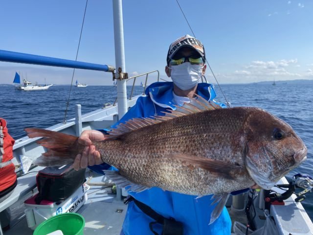 マダイ の釣果 21年5月23日 佐助丸 神奈川 間口漁港 船釣り予約 キャスティング船釣り予約