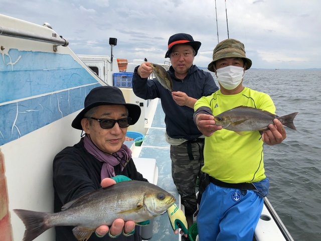 イサキ31cm 24匹 の釣果 21年6月23日 米元釣船店 神奈川 金沢八景平潟 船釣り予約 キャスティング船釣り予約