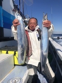 タチウオ130cm 110匹 の釣果 22年1月13日 不動丸 茨城 鹿嶋旧港 船釣り予約 キャスティング船釣り予約