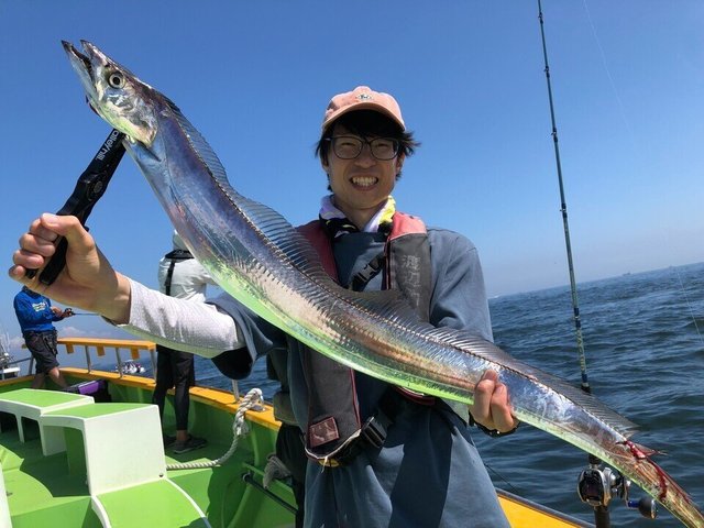 タチウオ115cm！30匹！の釣果｜2023年8月19日｜渡辺釣船店（神奈川